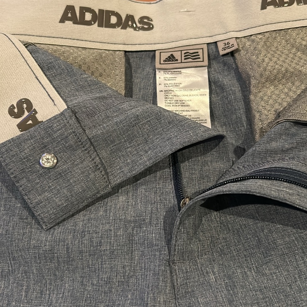 Adidas Ultimate 365 Size 36 Heather Woven Short‎ NWT - Picture 4 of 5